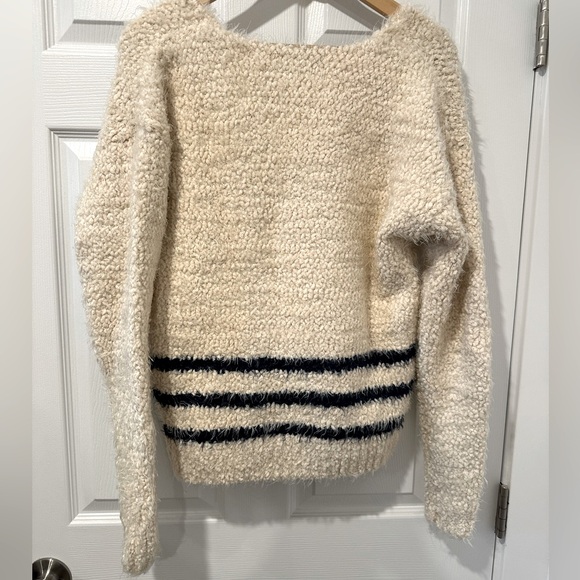 MinkPink Chunky Striped Knit Sweater Sz M - Picture 2 of 3